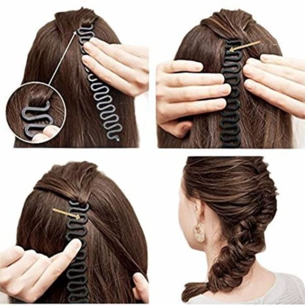 Lixia French Braiding Tool Hair Styling‎ Accessory Creates Perfect French Braids